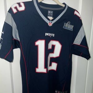 Youth Large Tom Brady Superbowl jersey